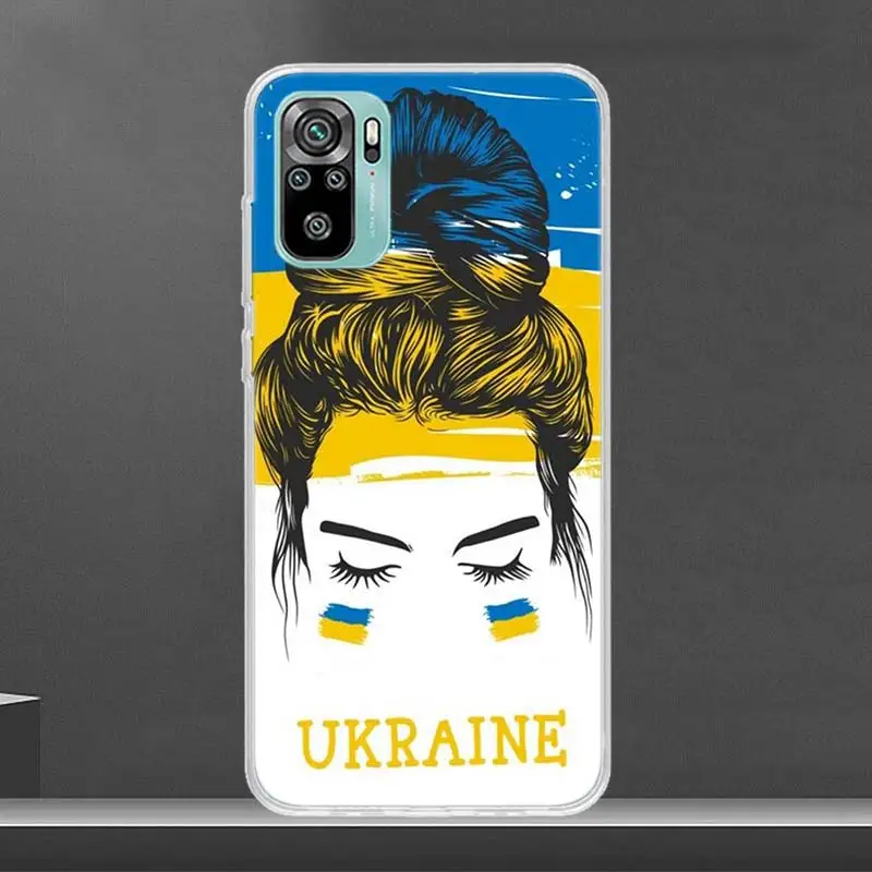 Украинский красивый художественный мягкий чехол для телефона девушек Xiaomi Redmi Note