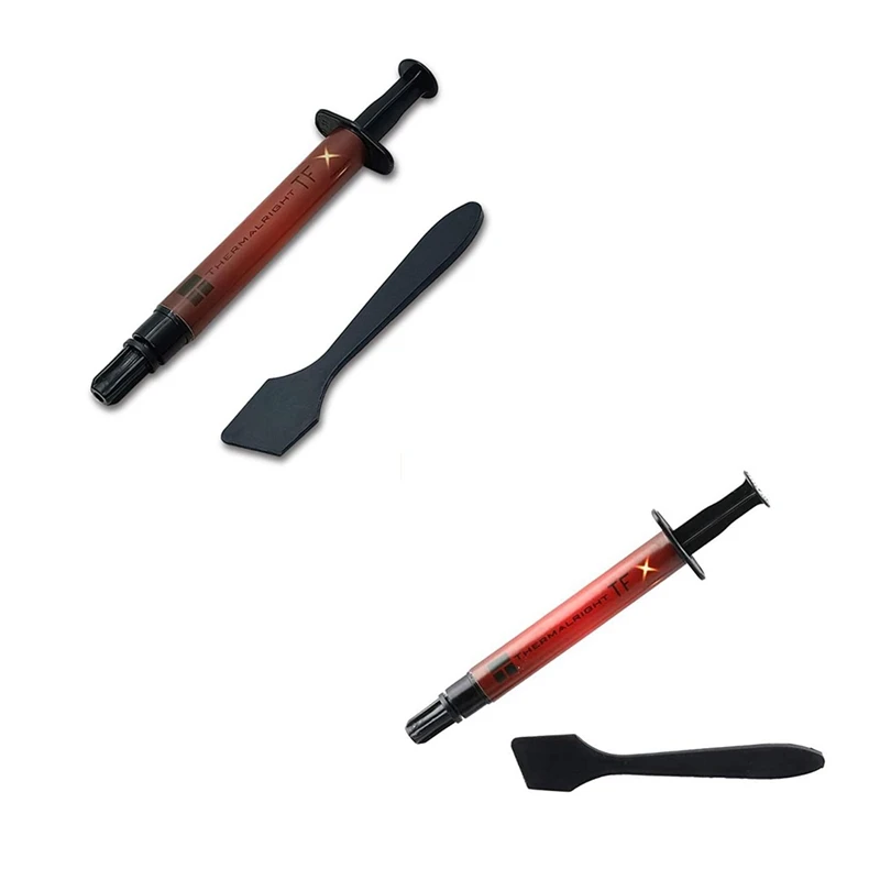 

Thermalright GPU Heat Sink Cooling Cooler Radiator FAN Thermal Grease Composite Grease Silica 14.3W/M.K