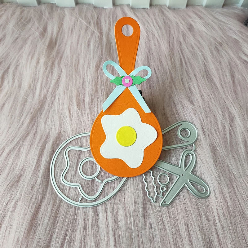 

New Frying Pan Metal Cutting die mould scrapbook decoration embossed photo album decoration card making DIY handicrafts