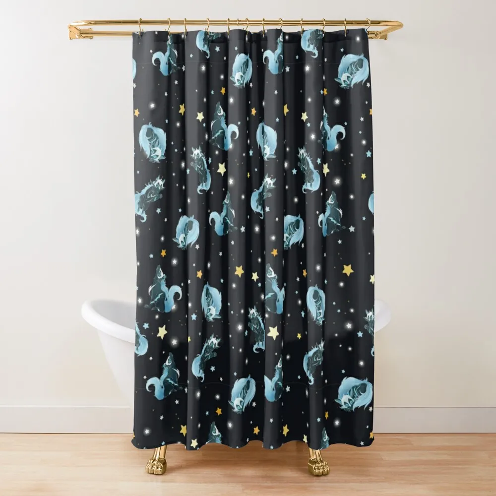 Набор для ванной комнаты Космический Волк милые наборы аксессуаров мягкие шторы