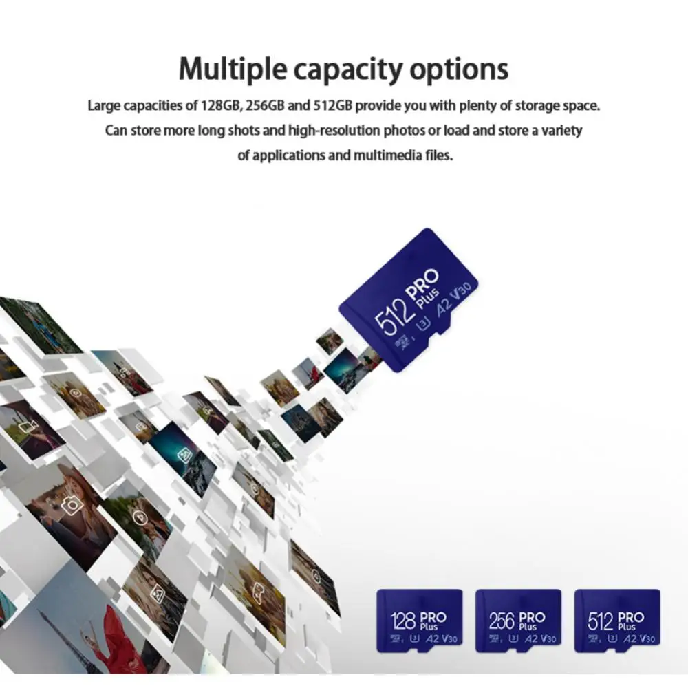 Для SAMSUNG EVO Plus карта памяти 32 Гб/64 Гб/128 ГБ/256 ГБ/512 ГБ высокоскоростная класс 10 TF Micro