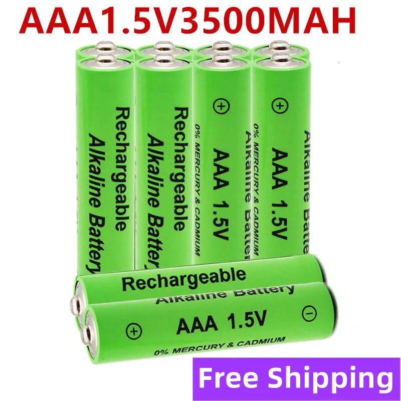 

4-20pcs 1.5V AAA battery 3500mAh Rechargeable battery NI-MH 1.5 V AAA battery for Clocks mice computers toys so on+free shipping