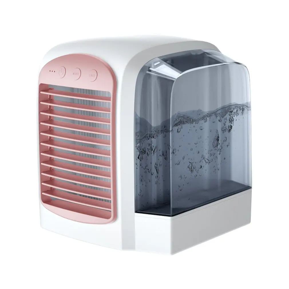 

WT-F10 Mini Desktop Fan Humidifying Fan Cooling Low Noise Cooling Fan Three Gear Wind For Office Dormitory Bedroom