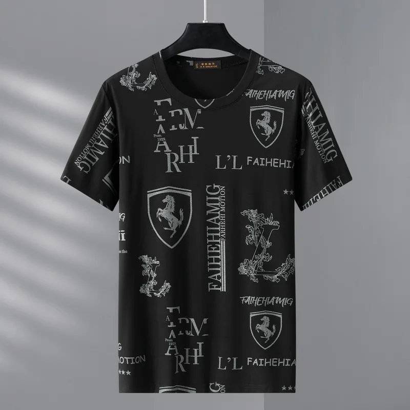 Мужская футболка из вискозы размеры до 10XL | одежда