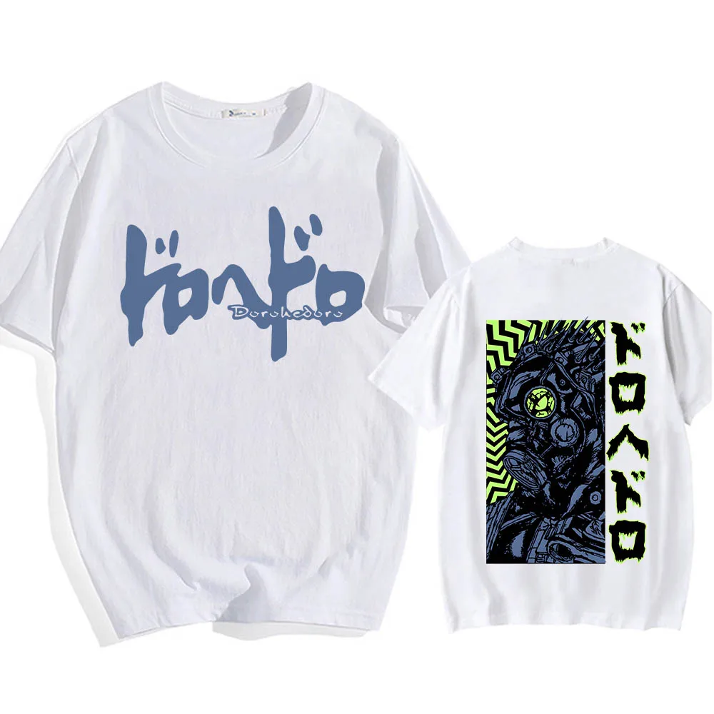 

Dorohedoro Aesthetic Anime T-shirts Printing Fashion Manga Tshirt Short Sleeve Cartoon T Shirt 100% Cotton Men/women Tee-shirt