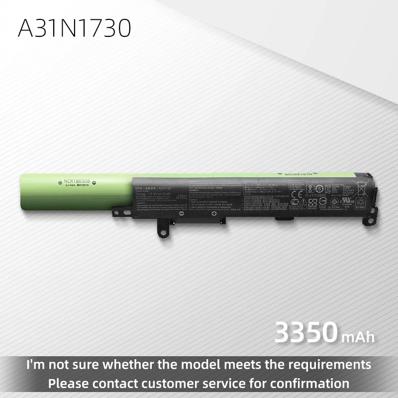 

Новинка, оригинал, модель A31N1730 Аккумулятор для ноутбука Asus VivoBook 15 A560UD F560UD F560 K560UD R562UD X560UD-1B 0B110-00550100 3INR19/66