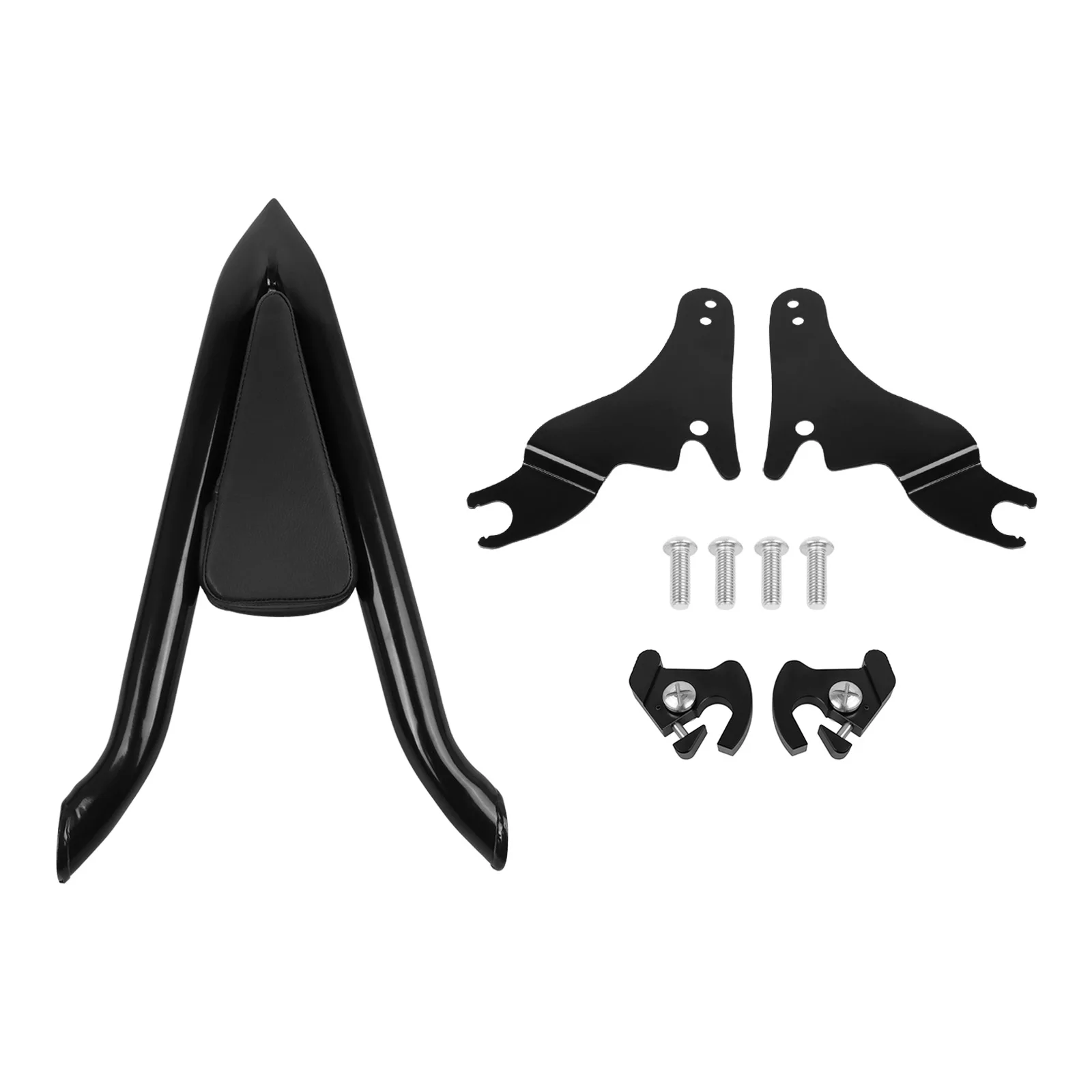 Совместим с Harley Touring Street Electra Glide Road King FLHR FLTR FLHT FLHX 2009-2023 задняя багажник со спинкой