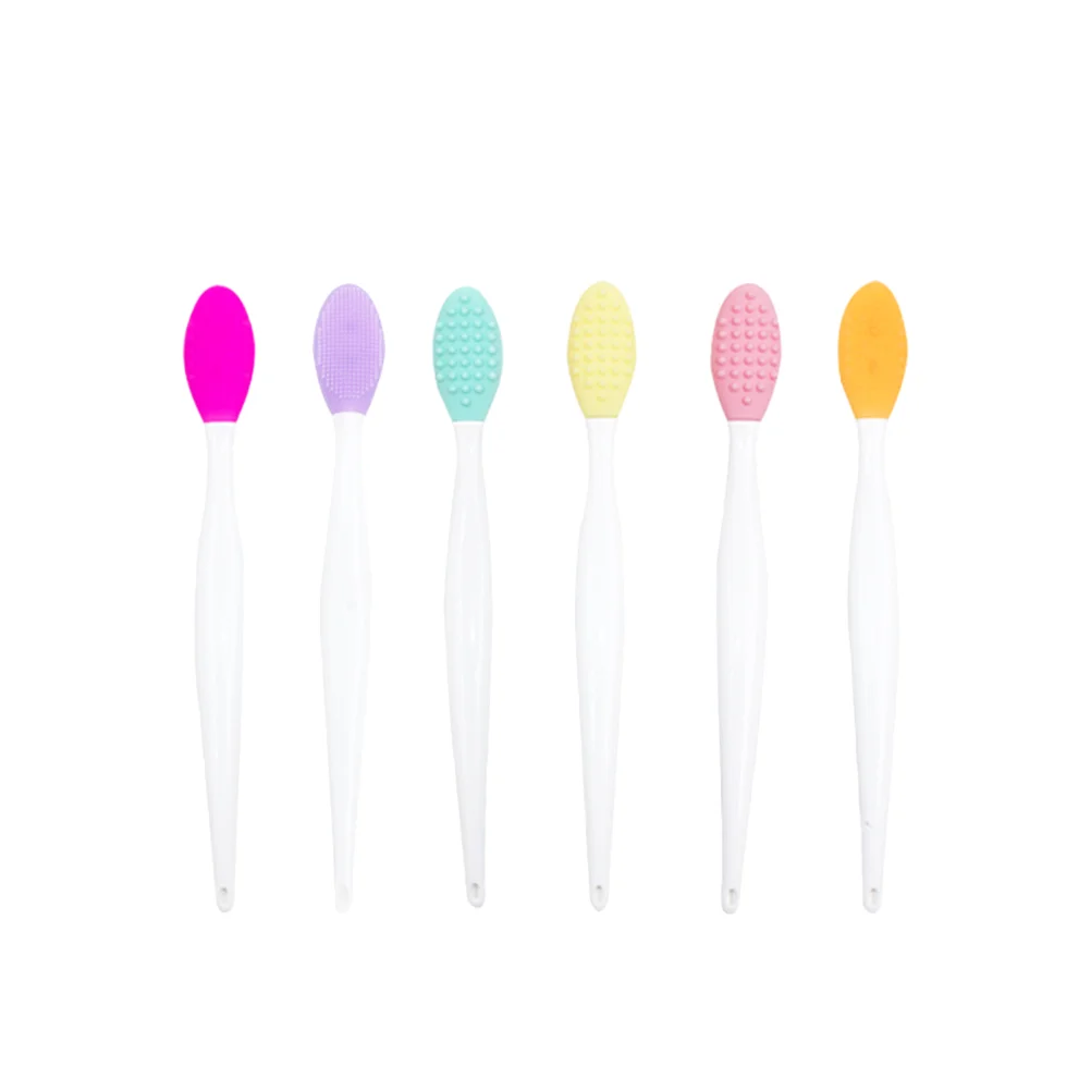 

Brush Nose Scrubber Lip Silicone Exfoliating Nasal Cleaning Tools Women Blackhead Minimanual Scrub Tool Face