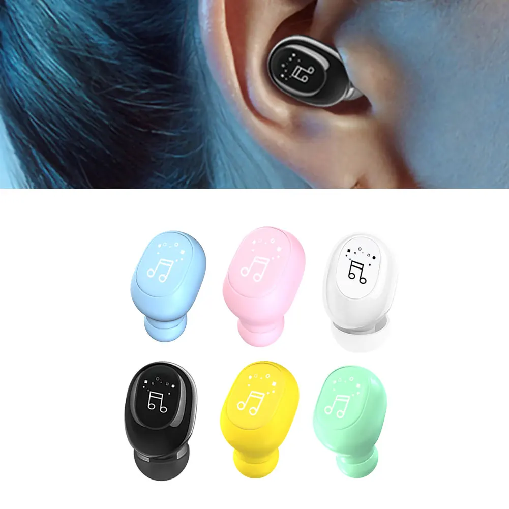 

Беспроводные наушники-вкладыши F911, невидимые, Bluetooth, для смартфонов
