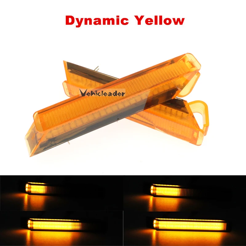 

2 динамических светодиодных указателя поворота под боковым зеркалом, янтарные светодиодные лампы для Ford F150 04-14 Raptor Expedition Lincoln Mark LT 06-08