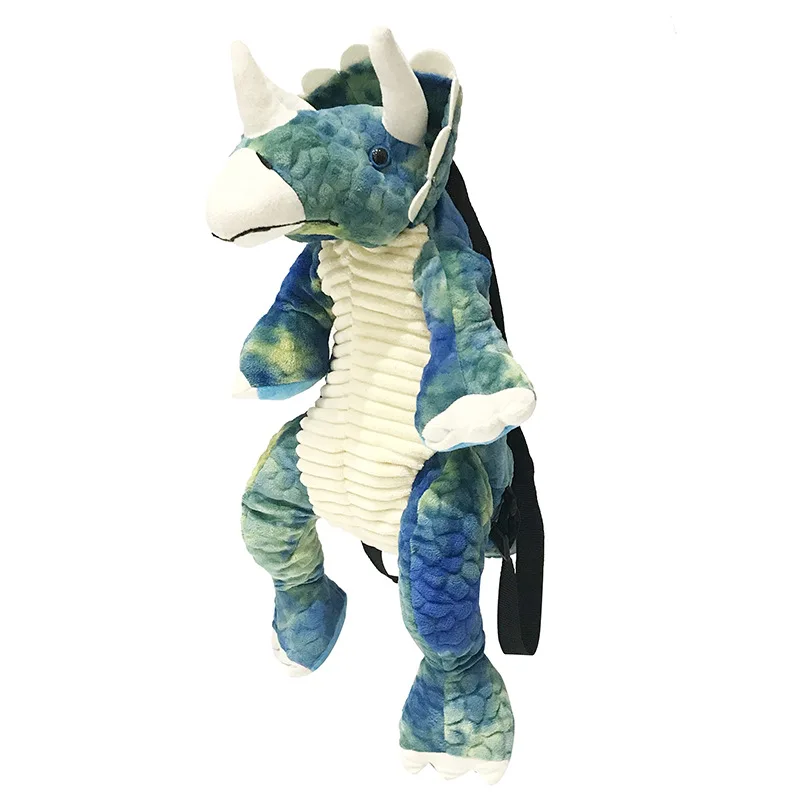 Children Dianosaur Backpacks Kids Doll Plush SchoolBag 3D Dinosaur Baby Backpack for Boys Girls Animal Dinosaur Bags Toys Gifts