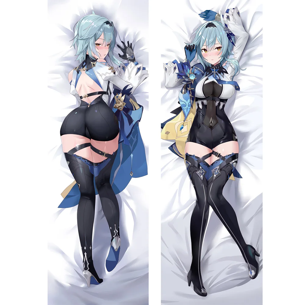 

Genshin Impact Dakimakura Pillowcase 59" Hugging Body Pillow Eula Lawrence Anime Game Pillows Otaku Pilow Cover