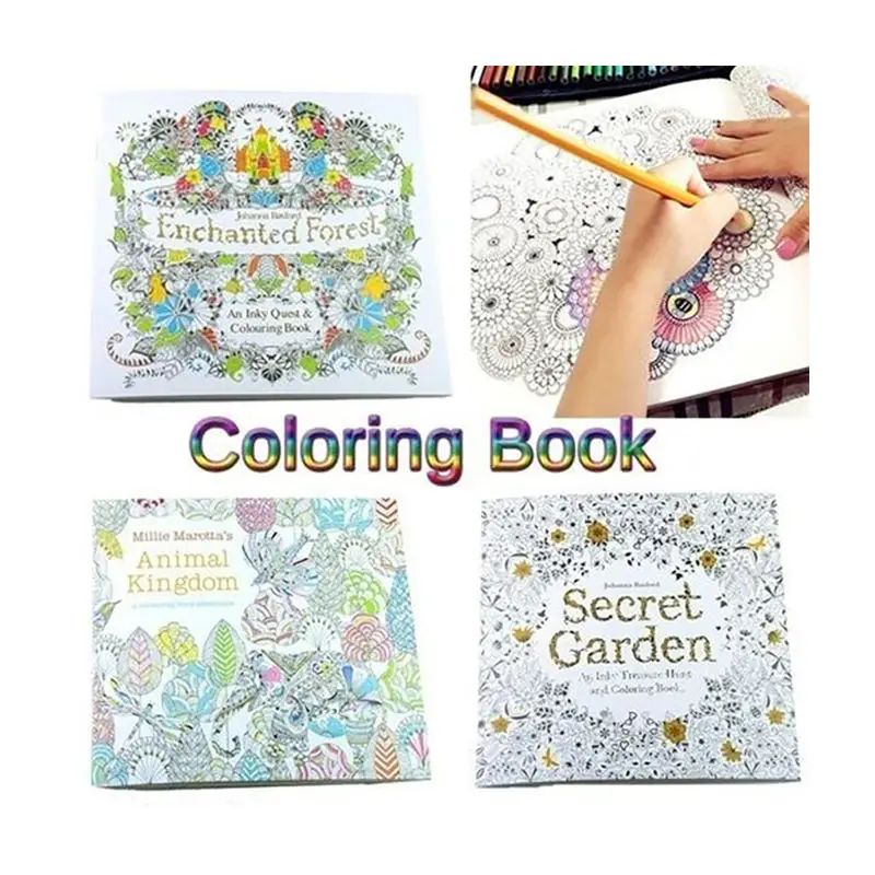 

Small Secret Garden Coloring Book Decompression Adult Version Hand Drawn Coloring Datura Painting Color Book Libros Livros