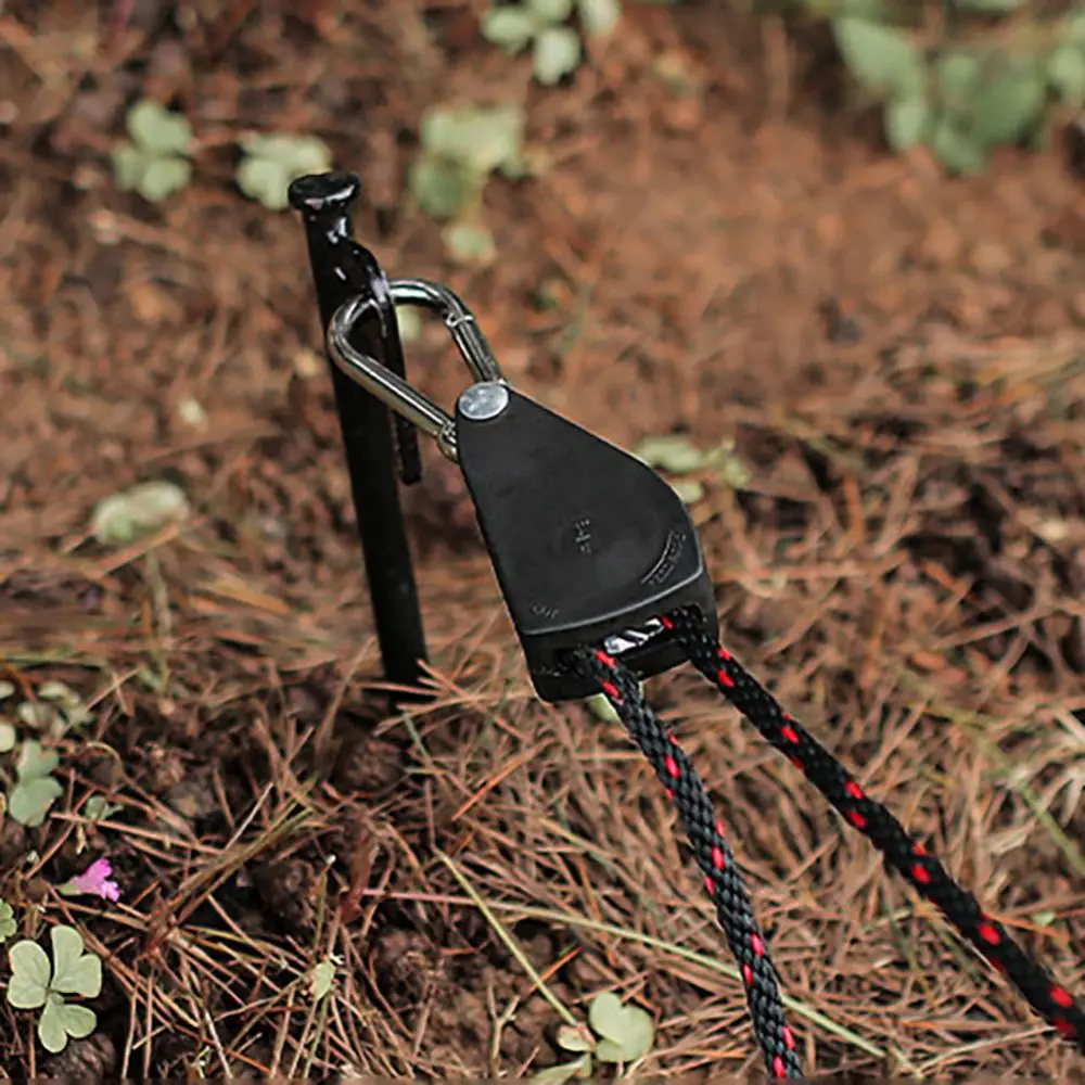 Регулируемая Веревка Для Палатки С Механизмом Храпа Портативный Регулирующий