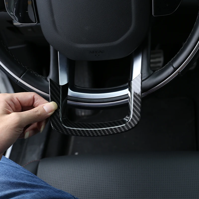 

For Land Rover Discovery Sport Range Rover Velar Evoque Car Steering Wheel Frame Decoration Cover Trim ABS accessories