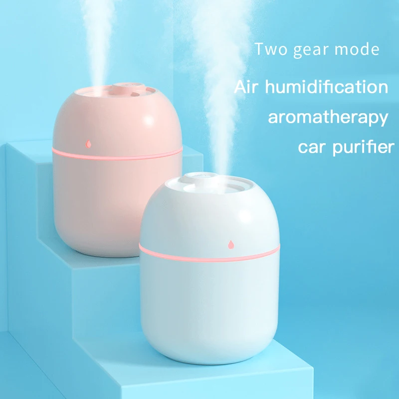 

220ml Mini Air Humidifier USB Home Office Students Cute Aroma Essential Oil Diffuser Car Mist Maker Home Appliance