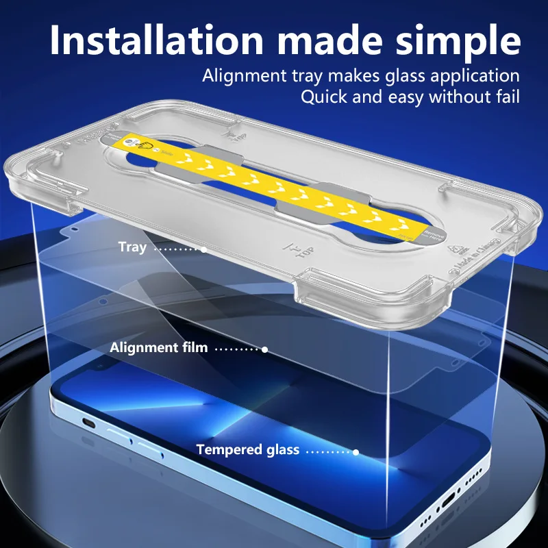 

Suitable for iphone13 tempered film 2.5D high-definition screen printing 12 privacy film pro with film artifact