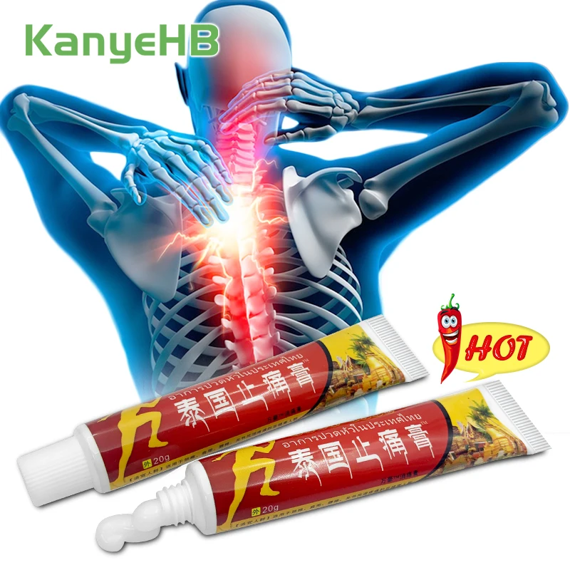 

2pcs Heat Thailand Joint Muscle Pain Relief Cream Back Knee Neck Pain Arthritis Ointment Lower Back Pain Medical Cream A1264