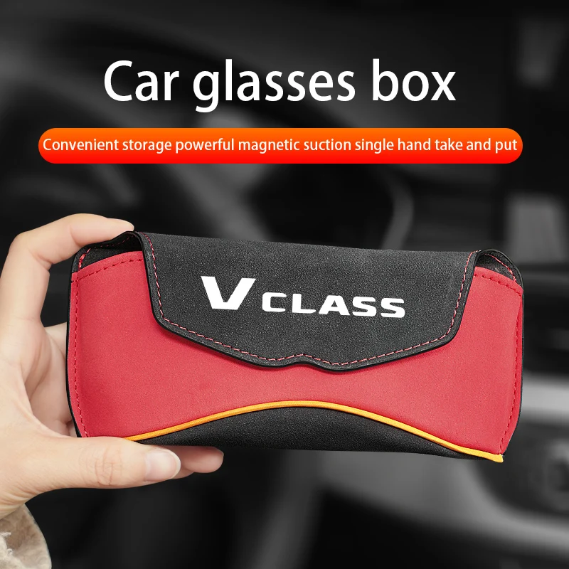

Car Eyeglass Holder Glasses Storage Clip For Mercede-Benz V-class Auto Sunglasses Holder Interior Organize Multifunction