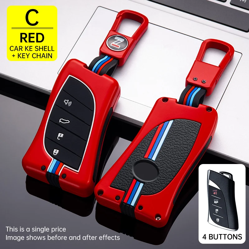

Car Key Case Shells Holder Key Bag For Lexus Rx 300 330 350 400h Is 250 200 Lx 470 570 Gx 460 470 Ct 200h 2016-2019 Accessories