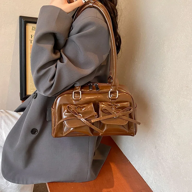 Женская балетная сумка с бантом-бабочкой подмышками