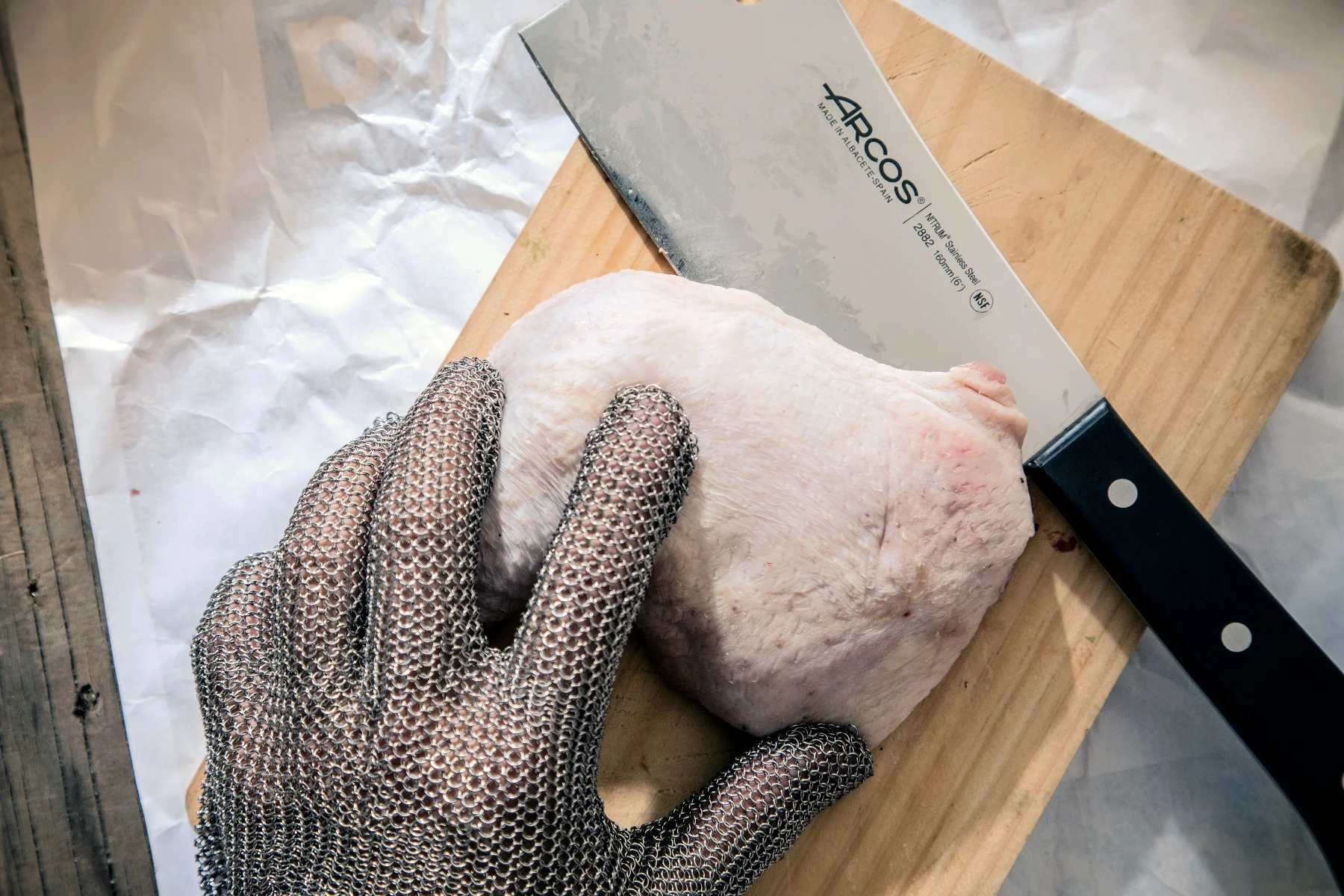 Arcs protective glove gloves safety supplies at work and stainless steel bows size 3-S the safest way to avoid cuts p |