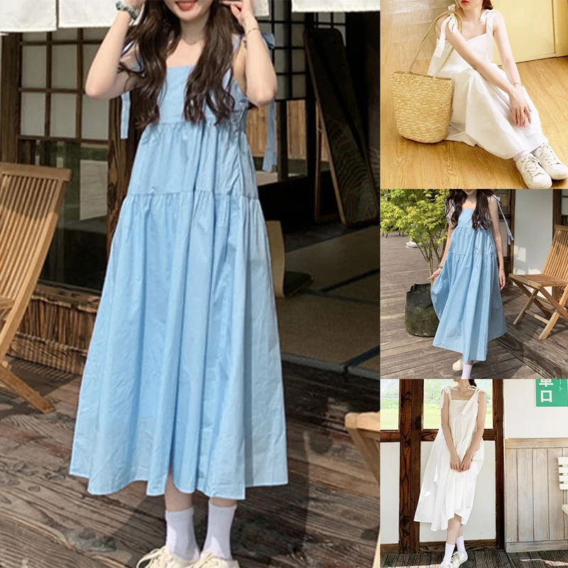 

Лидер продаж, женское однотонное Модное шифоновое платье на бретельках