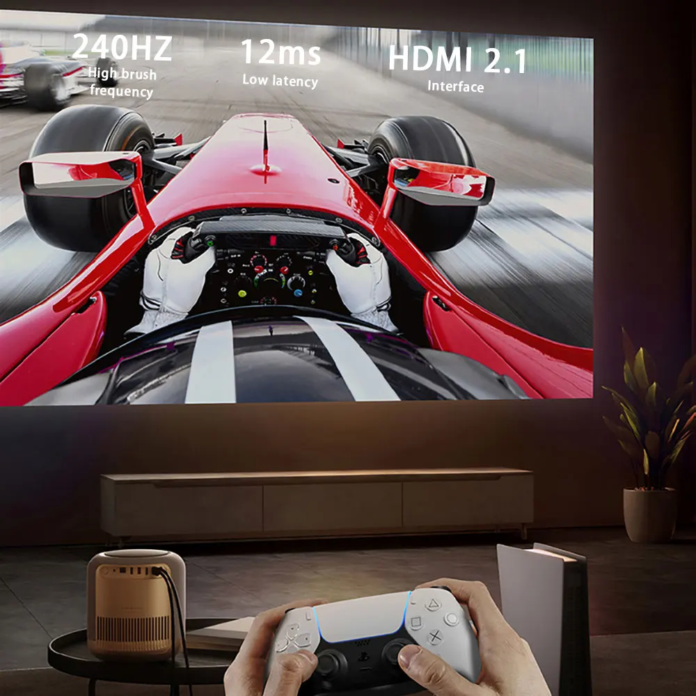Проектор Formovie V10 4k 2500ANSI Smart TV Мини DLP-проекторы MEMC HDR10 4 + 64G 12 мс