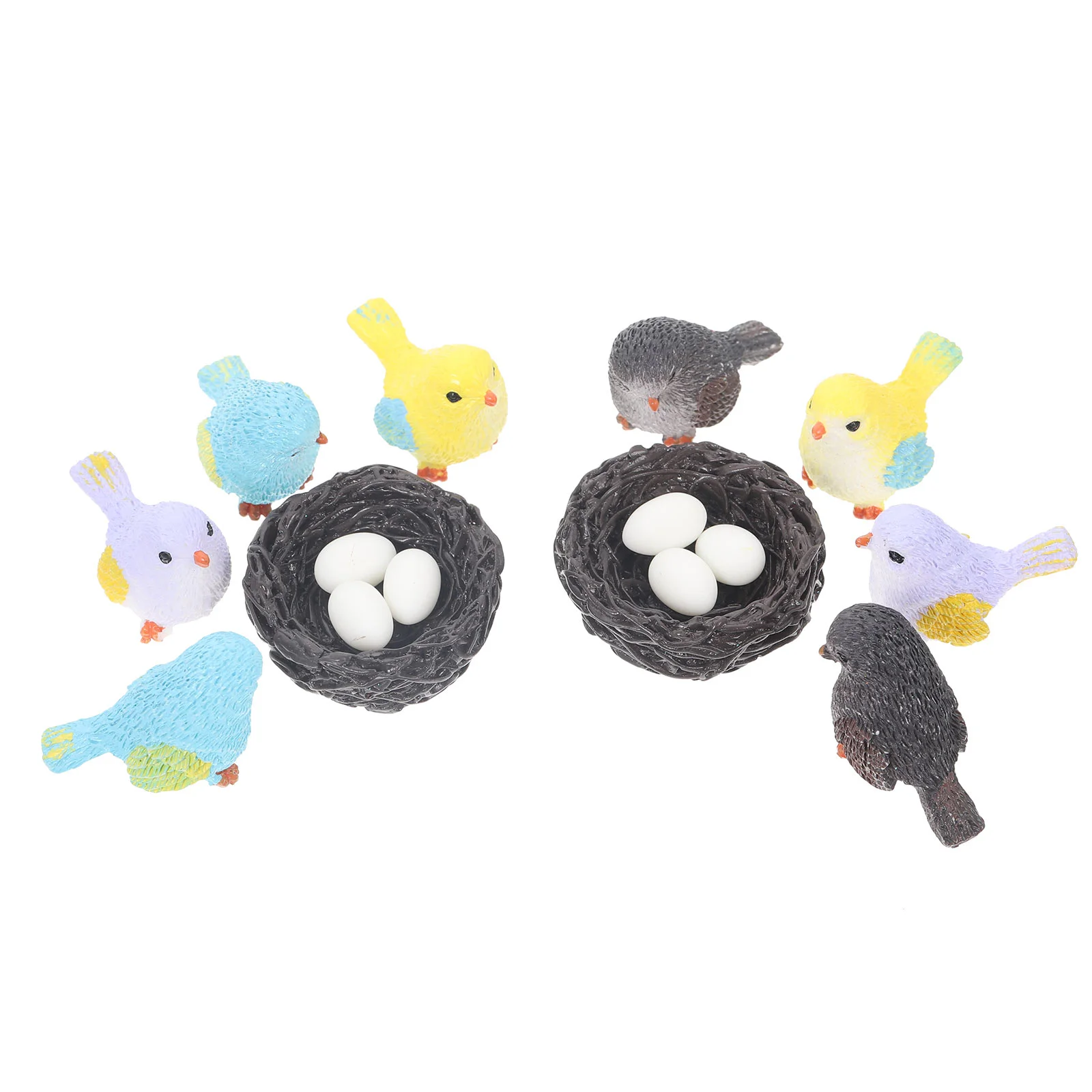 

Bird Miniature Mini Figurines Garden Birds Figure Figurine Micro Model Animal Cute Figures Simulation Landscape Cake Toppertoy