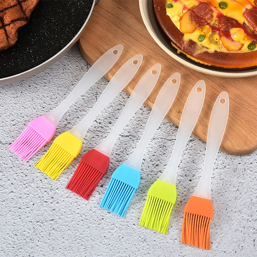 

C2 100PCS Silicone Baking Bakeware Bread Cook Brushes Pastry Oil BBQ Basting Brush Tools Kitchen Accessories Gadget Brushes