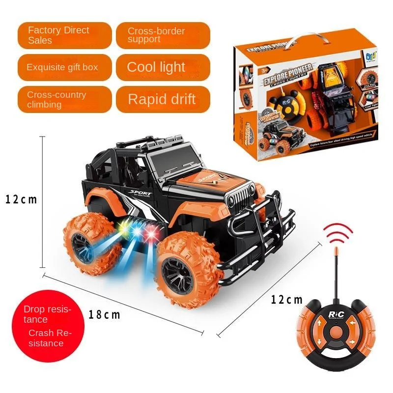 

Детский полноприводный автомобиль с дистанционным управлением для скалолазания по пересеченной местности устойчивый к падению зарядный с...