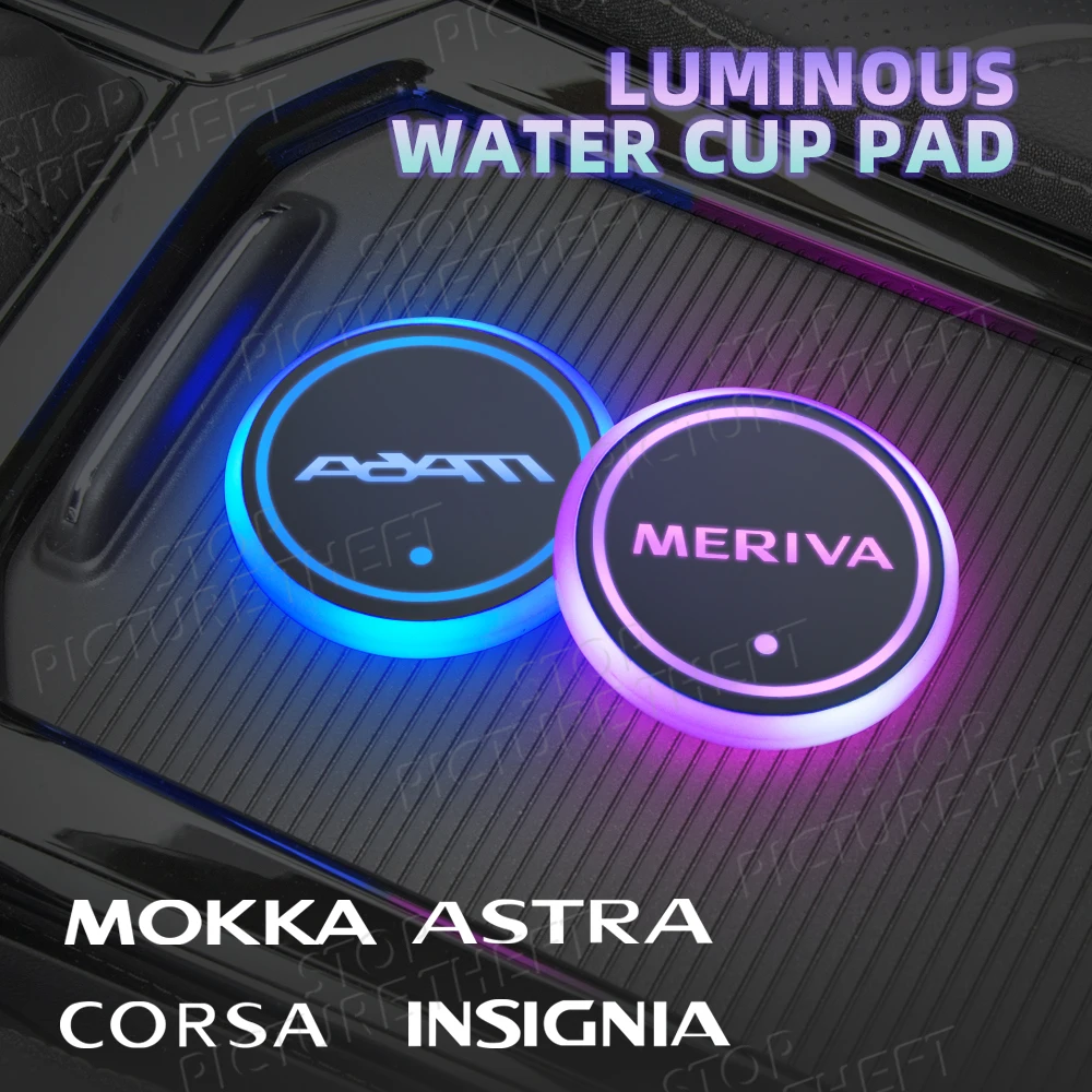 Для Opel Mokka Insignia Corsa Astra Meriva Adam OPC Line Логотип эмблема Светодиодная автомобильная