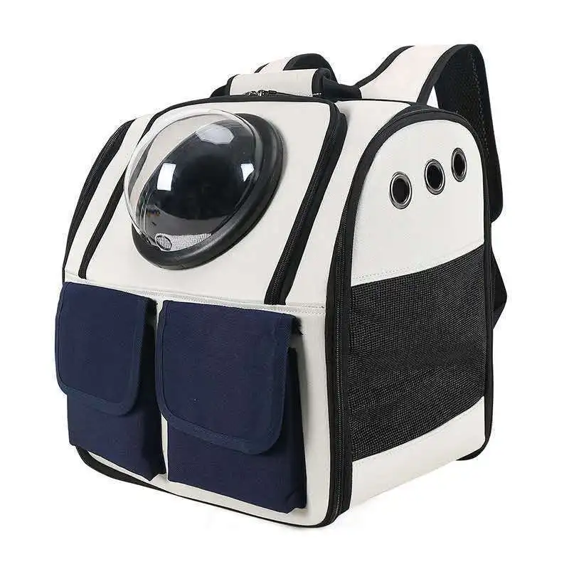 

Cute pet bag, space capsule cat bag, go out, portable pet supplies, backpack, large capacity dog bag pets bag