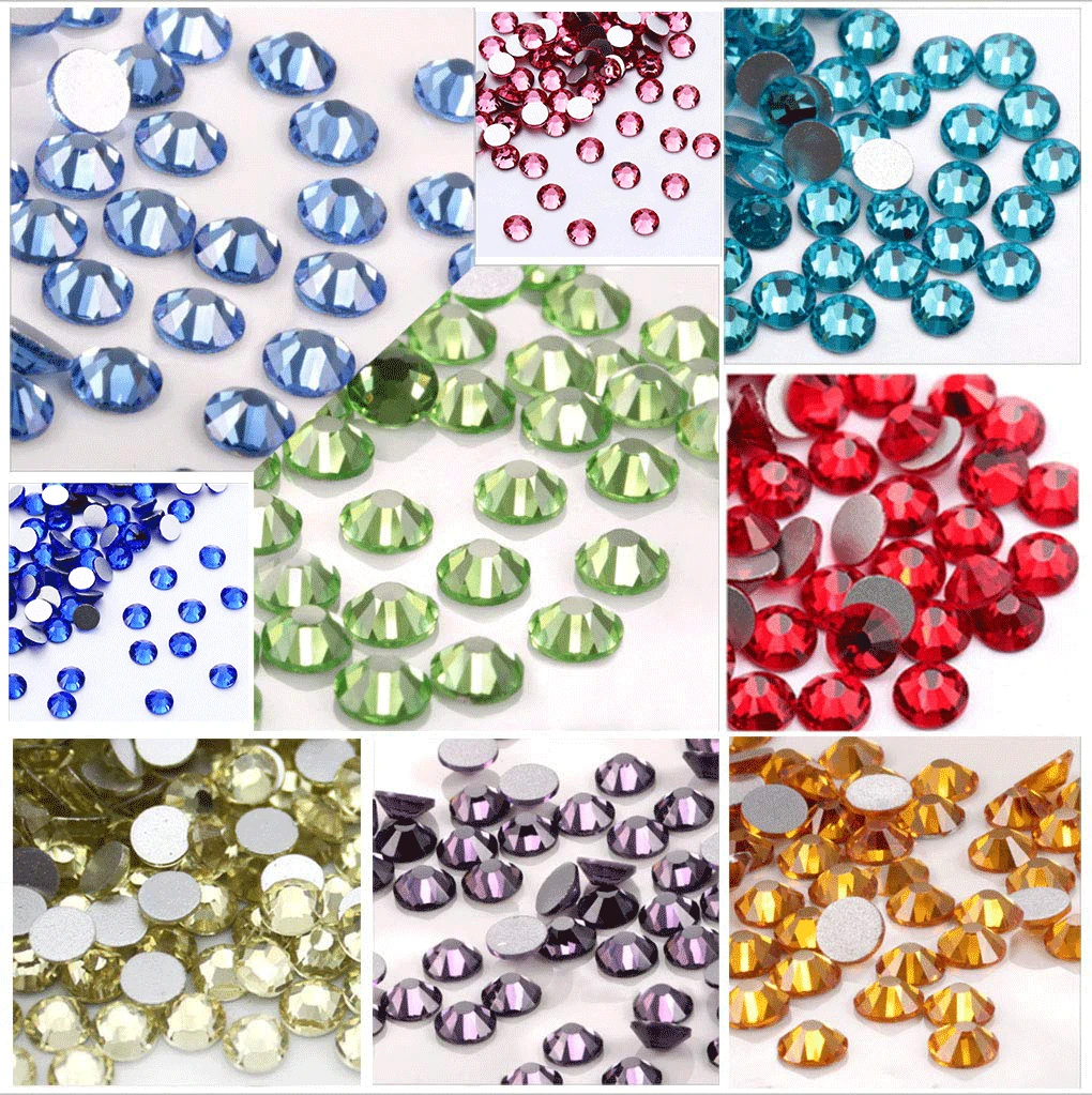Круглые кристаллы для рукоделия, аксессуары для алмазной живописи, вышивка из стекла, яркие мозаичные бусины, блестящие бриллианты, подарок