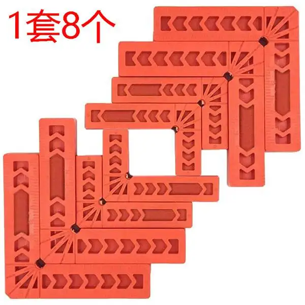 

8 шт. позиционирующие квадраты для деревообработки, угловые зажимы под прямым углом 90 градусов, плотничные Угловые зажимные квадратные инструменты