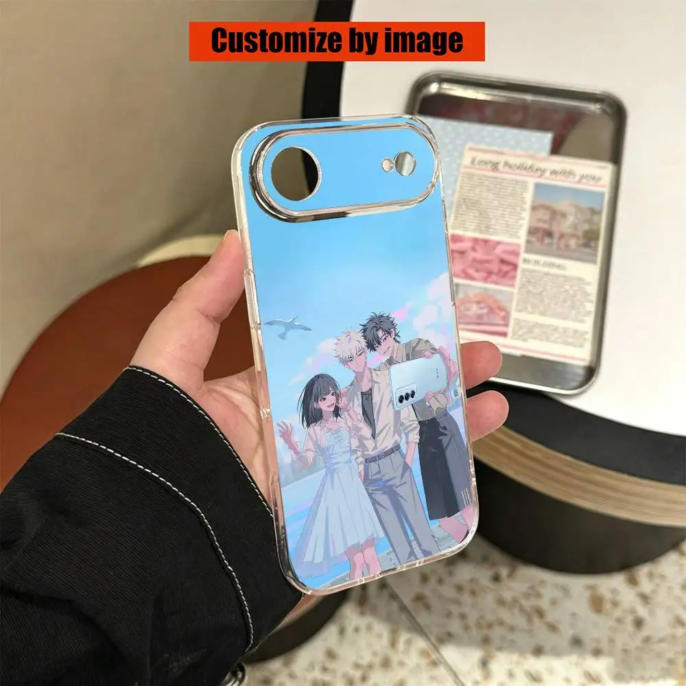Фото Прозрачный силиконовый мягкий чехол для телефона Link C-Click Shi Guang Dai Li Ren Anime для iPhone 17 16 15 14 13 12 Mini Pro Max Plus №5
