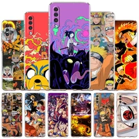 naruto sasuke uchiha duel case for samsung galaxy a50 a52 a51 a32 a22 a70 shockproof smartphone cover a21s a72 a71 clear funda