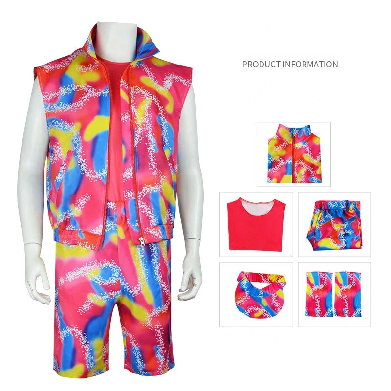 Кино Барби Кена барбекю спортивная одежда с шляпой Унисекс Взрослые Дети