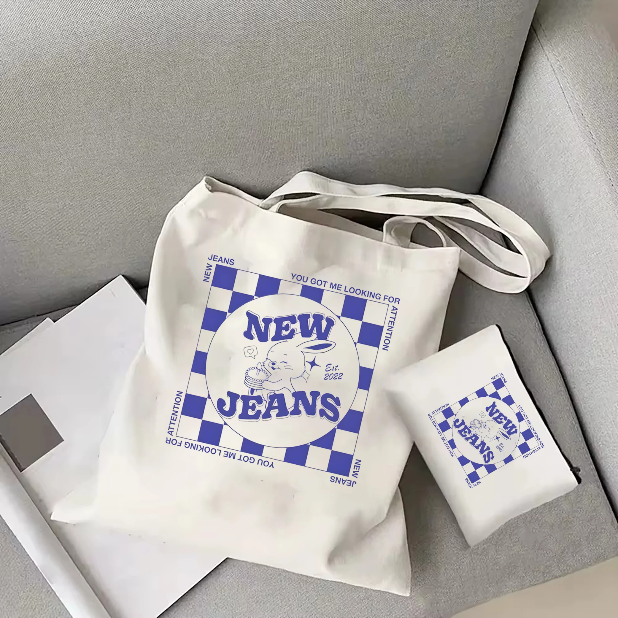 Женская сумка-тоут с принтом в стиле Харадзюку Повседневная модная холщовая