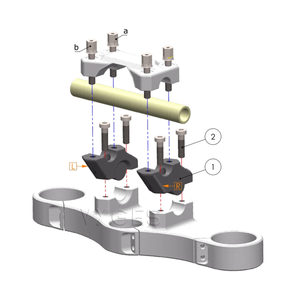 Мотоцикл для BMW F900GS Adventure F 900 GS ADV 2024-адаптер на руль