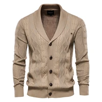 2022 spring autumn japanese korean 95 cotton cardigan thickened mens v neck long sleeved sweater knitted cardigan mens jacket