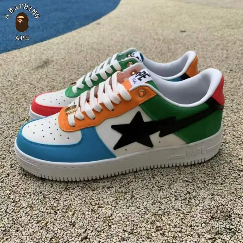 A Bathing Ape Sport Bapesta Platform AF Retro Gym Air Sneakers Men Women BapeGoose Sta Skateboard Trekking Walk Shoes 36-45