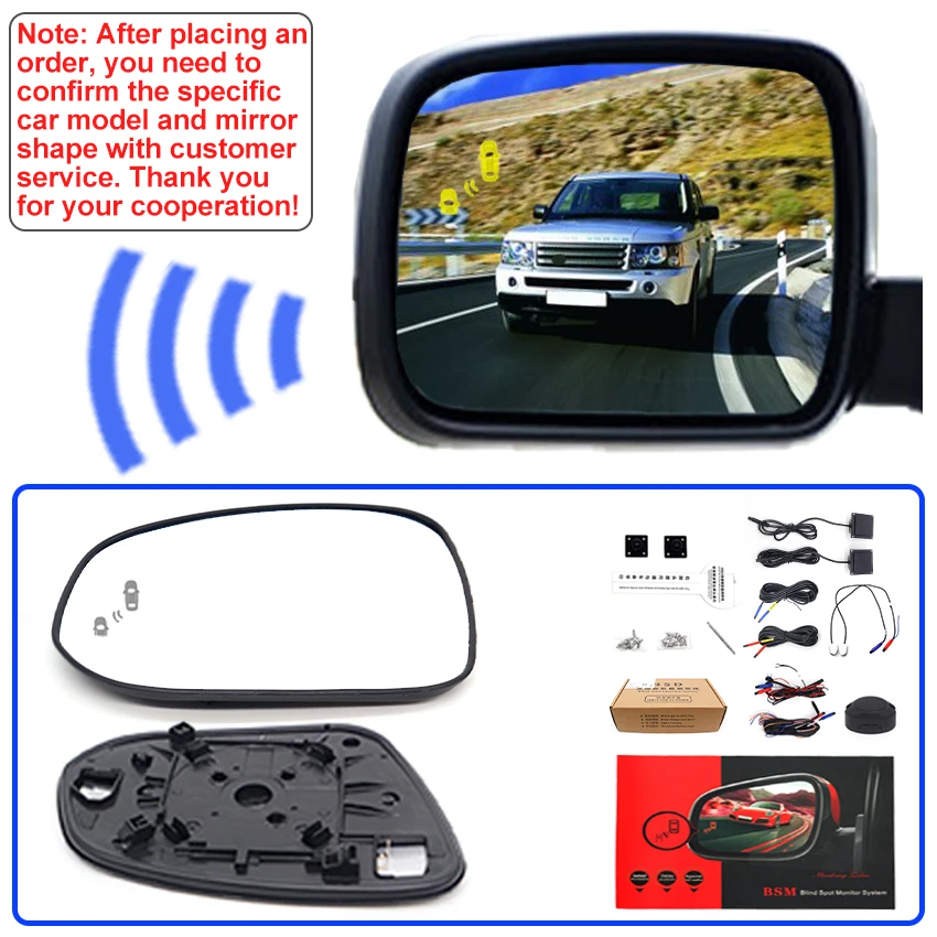 

Автомобильное зеркало, сигнализация BSD BSA BSM для Land Rover Discovery 3 Freelander 2 Range Rover Sport 2005–2009 гг., система мониторинга слепых зон