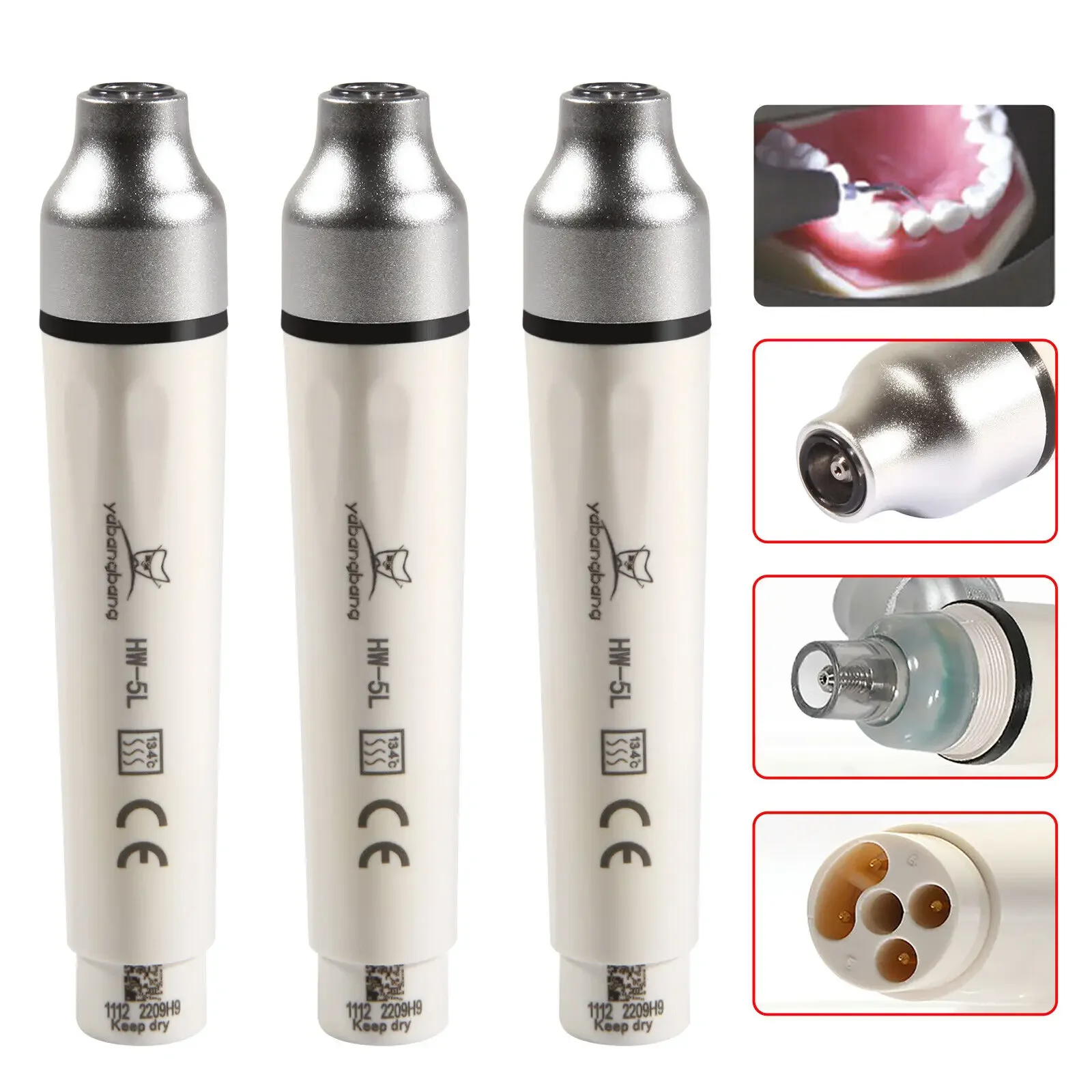 3 шт. стоматологический светодиодный светильник оптоволоконный наконечник