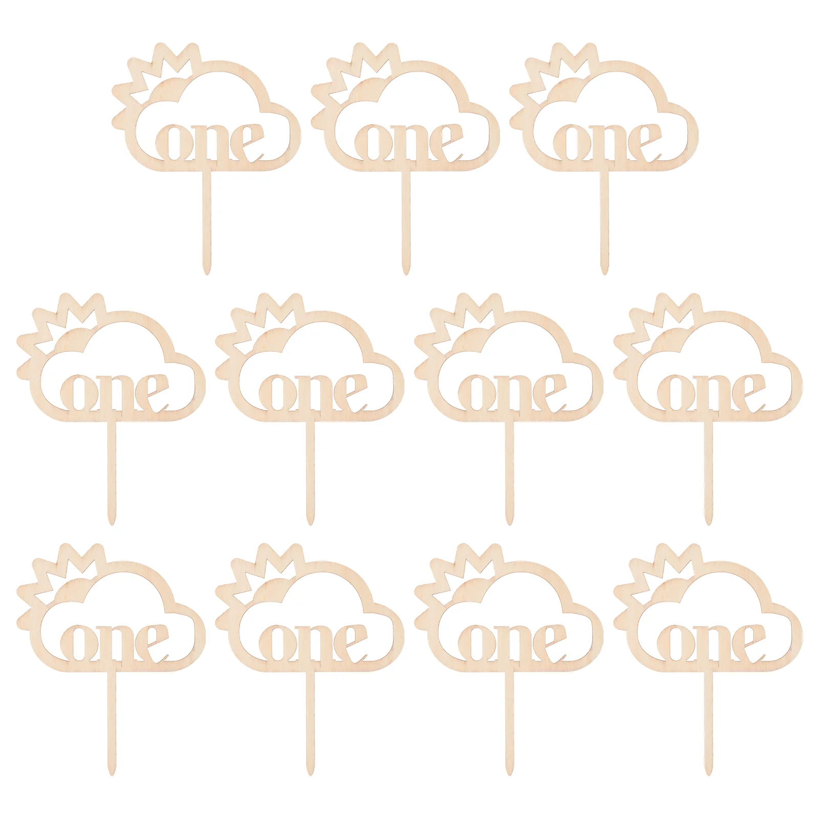 

10 шт., детский деревянный Топпер