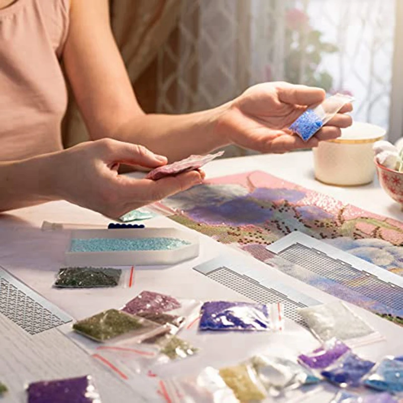 Линейка из нержавеющей стали для алмазной живописи 1 комплект