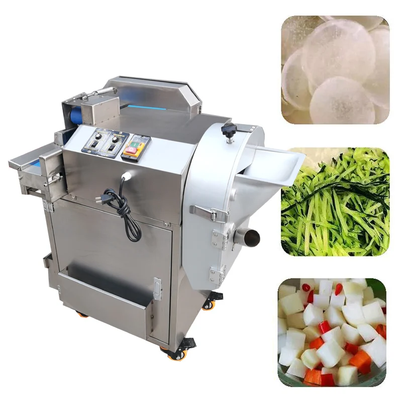 Commercial Multi-functional Vegetable Cutting Machine For Radish Potato Cucumber Onion Cabbage Stainless Steel Cut Mac