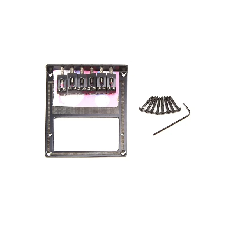 Металлическое 6-струнное седло регулировка громкости замена мостовой пластины