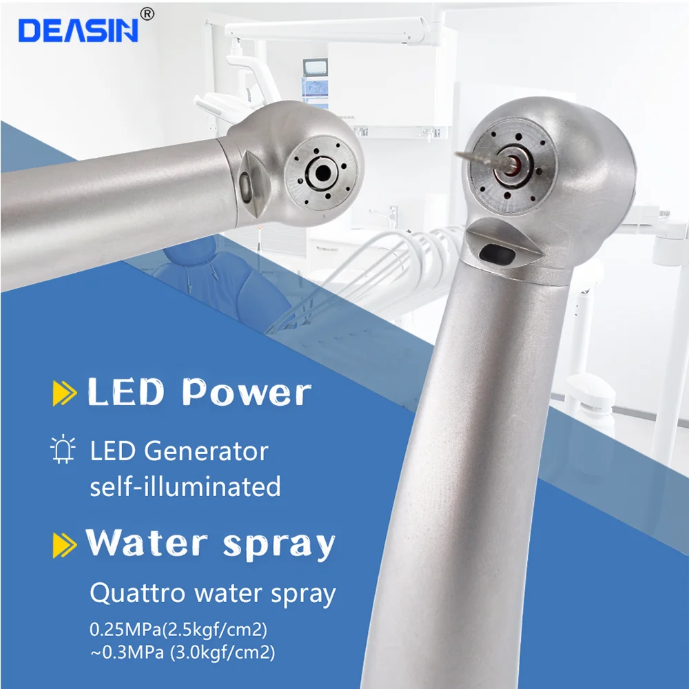 Высокоскоростной оптоволоконный наконечник воздушной турбины Den Tal для