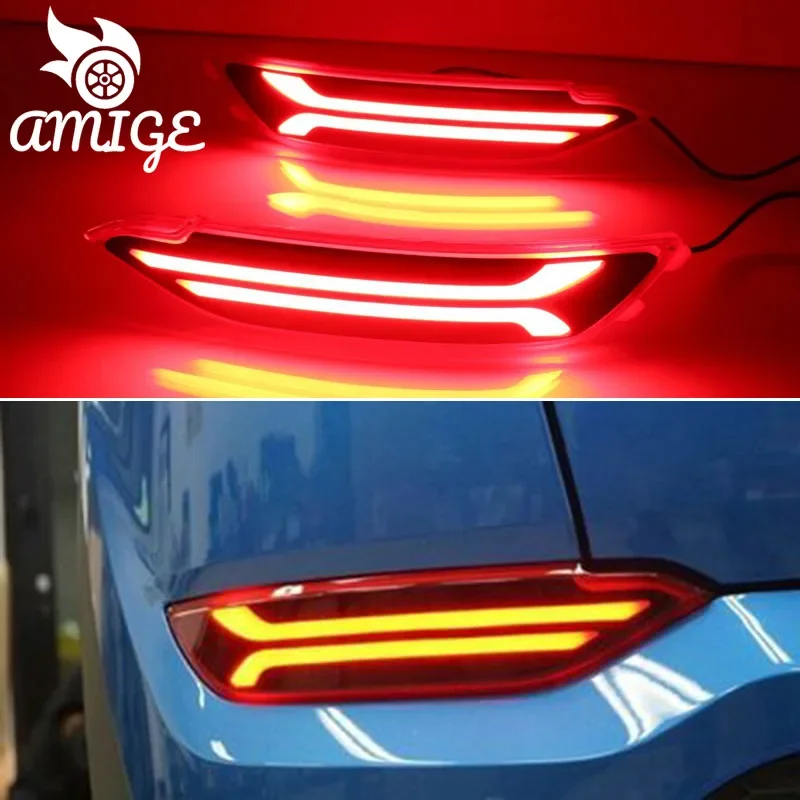 Автомобильные светодиодные задние фонари для Hyundai Tucson 2015 2016 2017 2018 3-в-1 указатель